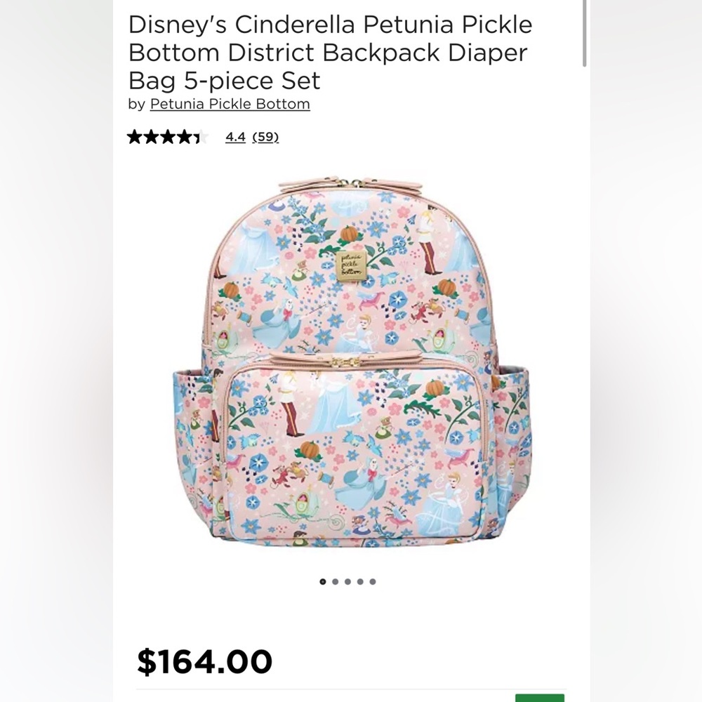 Disney Princess Cinderella Backpack and Walt Disney Archives Collection Cards